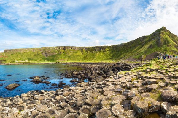 Giant's,Causeway,In,A,Beautiful,Summer,Day,,Northern,Ireland