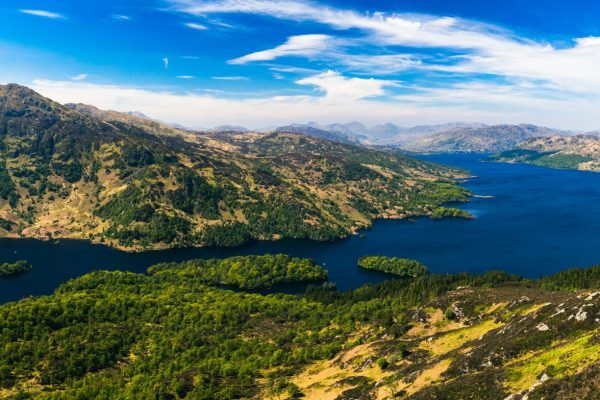 Ben,A'an,Hill,And,The,Loch,Katrine,In,The,Trossachs,